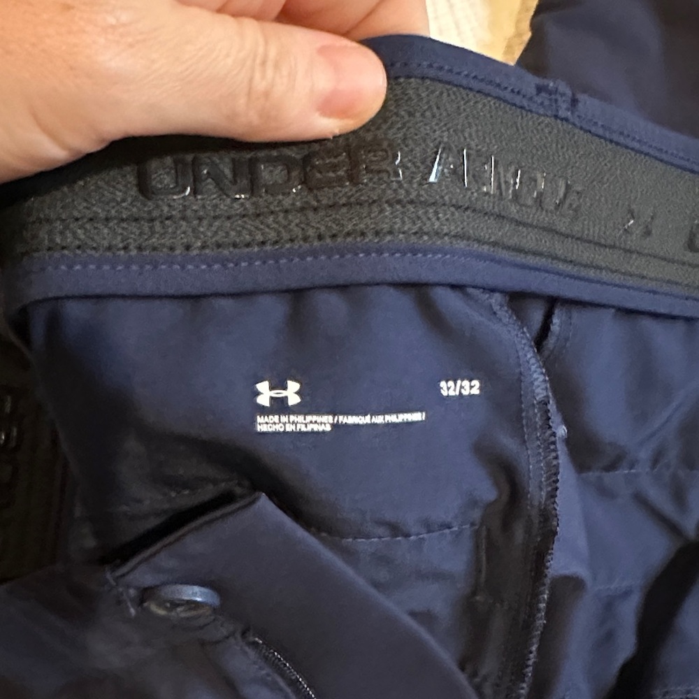 Under Armour Men's navy Blue golf “Drive” Pants 32x32